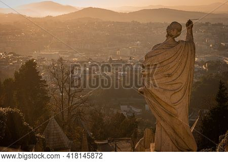 Sanctuary Of Bom Jesus Do Monte (also Known As Sanctuary Of Bom Jesus De Braga) Is Located In Tenoes