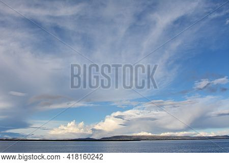 Titicaca Lake In Puno, Peru, South America.