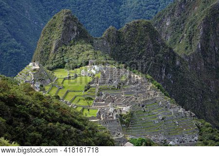 Machu Picchu - The Lost City Of The Incas, Peru.
Machu Picchu, View From Road Of Incas.