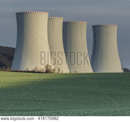 Nuclear Power Plant. Power Station. Nuclear Energy. Mochovce. Slovakia.