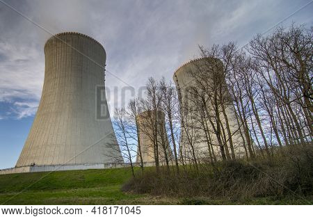 Nuclear Power Plant. Power Station. Nuclear Energy. Mochovce. Slovakia.