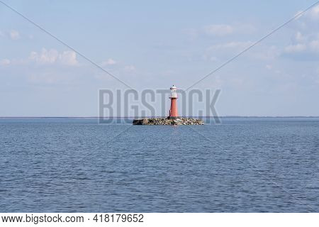 Lighthouse Located In Pervalka