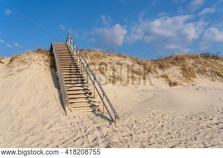High Wooden Stairs