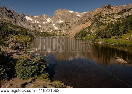 Lake Isabelle In The Indian Peaks Wilderness Of Colorado