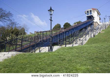 Cliff výtah, Southend-on-Sea, Essex, Anglie