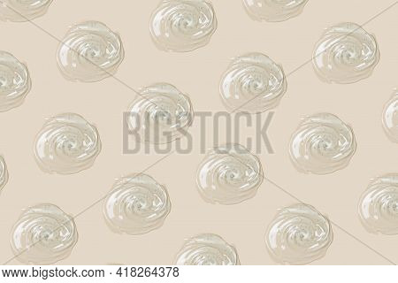 Pattern Of A Drop Of Transparent Gel, Cosmetic Product: Soap Texture, Antiseptic, Hyaluron. Cosmetic