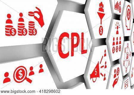 Cpl Concept Cell Background 3d Render Illustration