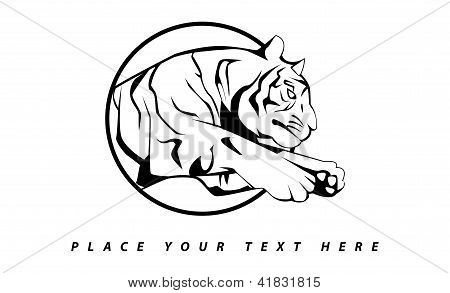 tigre salto simbolo
