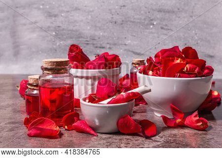 Rosewater With Rose Petals