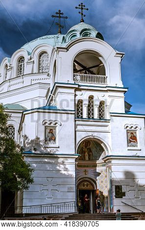 City Of Yevpatoria On The Peninsula Crimea In Republic Of Crimea