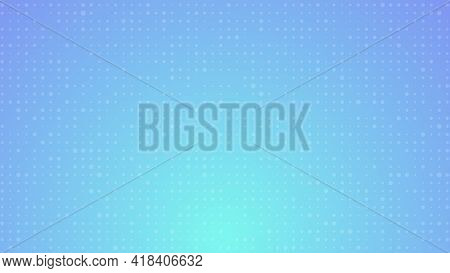 Abstract Geometric Background Of Sircles. Blue Pixel Background With Empty Space. Vector Illustratio