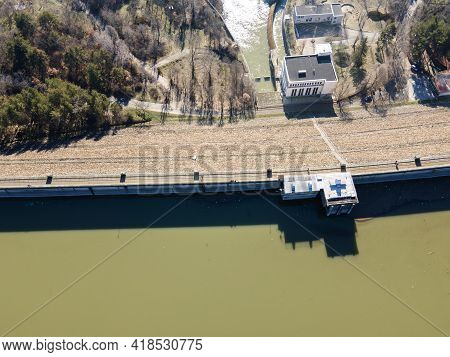 Aerial View Of Koprinka Reservoir, Stara Zagora Region, Bulgaria
