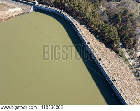 Aerial View Of Koprinka Reservoir, Stara Zagora Region, Bulgaria
