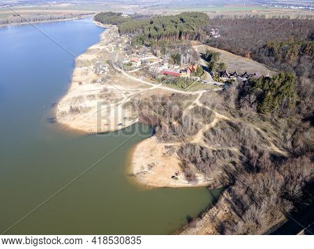 Aerial View Of Koprinka Reservoir, Stara Zagora Region, Bulgaria