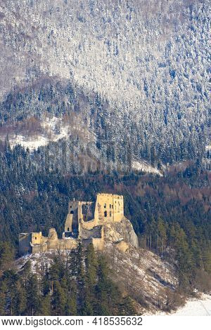 Likava ruins near Ruzomberok in Chocske mountains, Slovakia