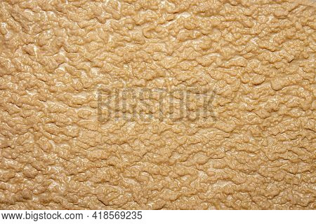 Crepe Brown Shoe Sole Background.the Texture Of The Crepe Sole Of The Shoe Is Made Of Fine-pored Rub