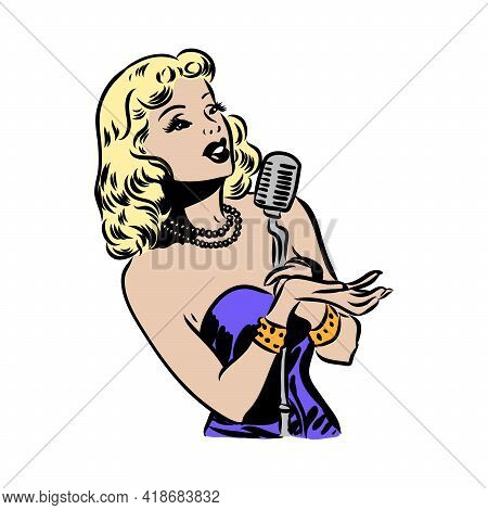 Ironic Satirical Illustration Of A Retro Classic Comics Book Character