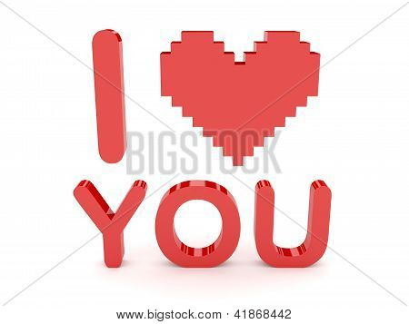 Kalp ve metin seviyorum.