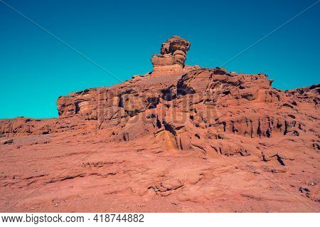 Sandstone Rock In Timna Park, Ieilat, Srael
