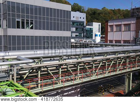 Wuppertal, Germany - September 19, 2020: Bayer Pharmaceutical Factory In Wuppertal, Germany. Bayer I