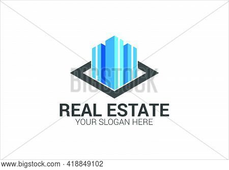 Luxury Creative Real Estate Logo Design Templet. Vector And Illustration. Sign And Symbol.