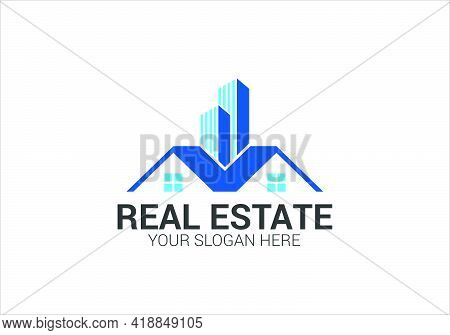 Luxury Creative Real Estate Logo Design Templet. Vector And Illustration. Sign And Symbol.