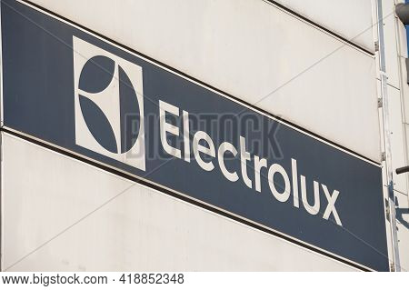 Belgrade, Serbia - April 24, 2021: Logo Of Electrolux Corporation On Their Main Office For Belgrade.
