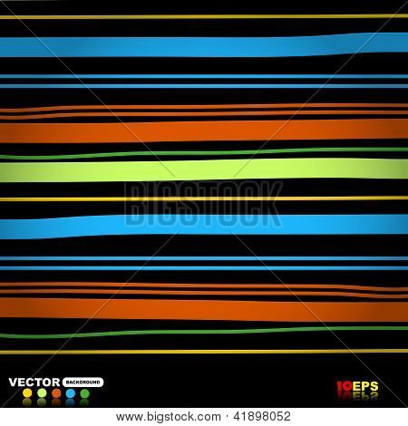 Astratti blu rossi verde linee vector design