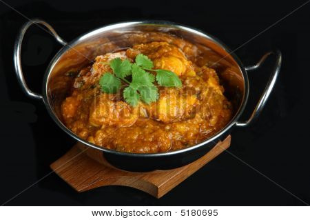 인도 치킨 Dansak 카레