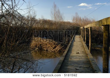 Holzbrücke