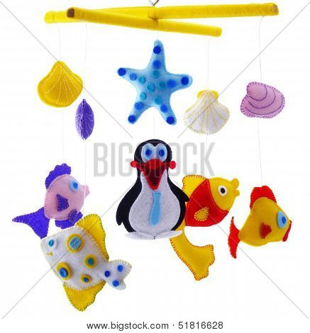 Fishes And Penguin