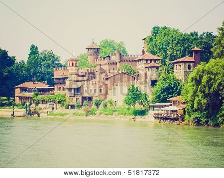 Retro Look Medieval Castle