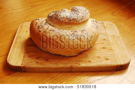 White Swirl Bread Loaf