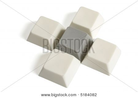 컴퓨터 버튼 크로스