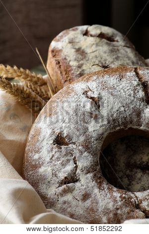 Country Style Wheat Rye Wholemeal Bread