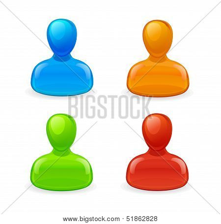 set of humans icons