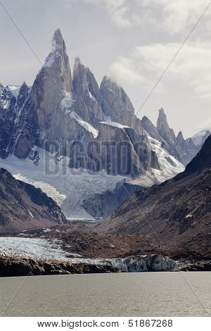 Fitz Roy Peak At Los Glaciares National Park.