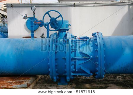 Pipes Of An Irrigation Water