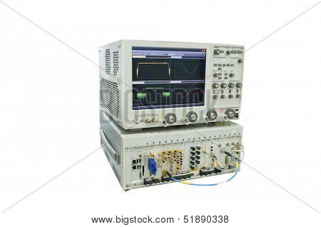 the image of an oscilloscope