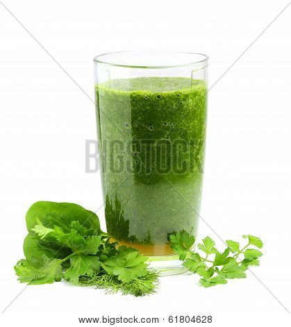 Cocktail Of Fresh Herbs.