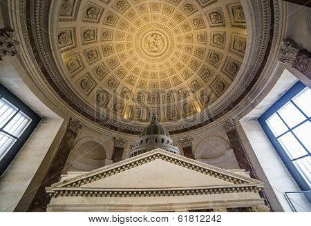 interiors of Pantheon necropolis, Paris, France