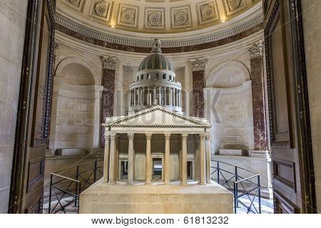 interiors of Pantheon necropolis, Paris, France