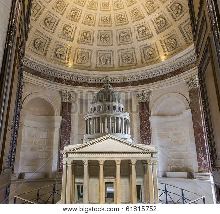 interiors of Pantheon necropolis, Paris, France