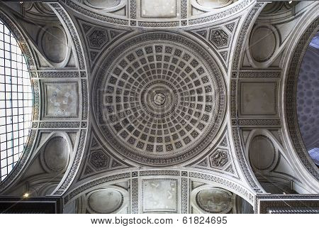 interiors of Pantheon necropolis, Paris, France