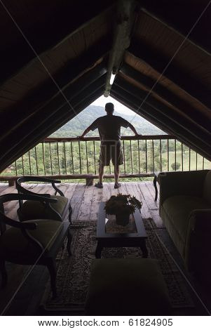 Log Cabin Mountain View