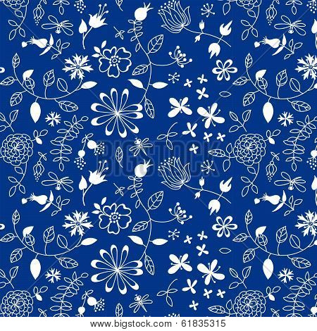 Naive floral pattern