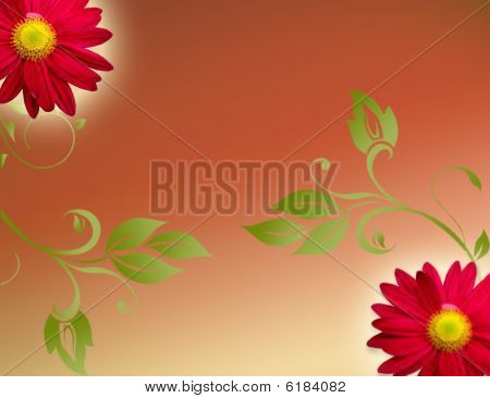 Abstract Floral Background
