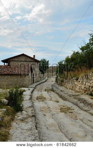 Medieval Fortress Town Chufut-kale, Bakhchisaray, Crimea