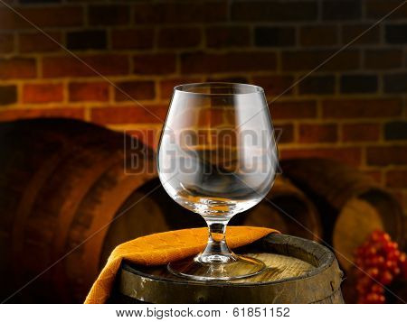Glass of cognac