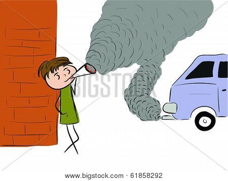 Nature pollution